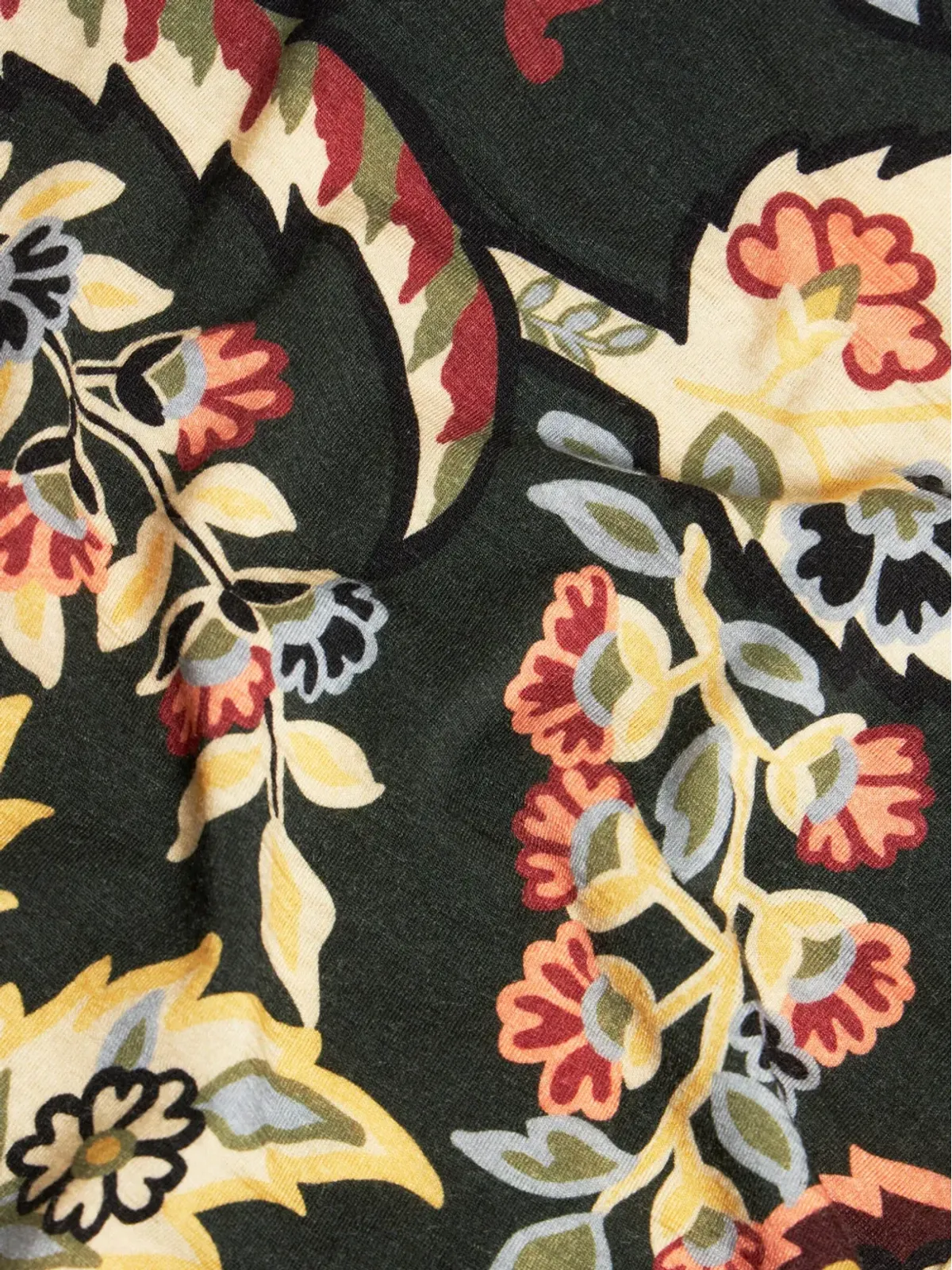 ETRO ペイズリープリント ジャージートップ グリーン - 画像5