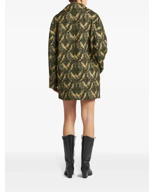 ETRO ジャカード ダブルブレスト コート - サムネイル4