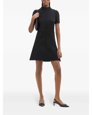 Courrèges ツイル素材のAラインミニドレス - ブラック - サムネイル2
