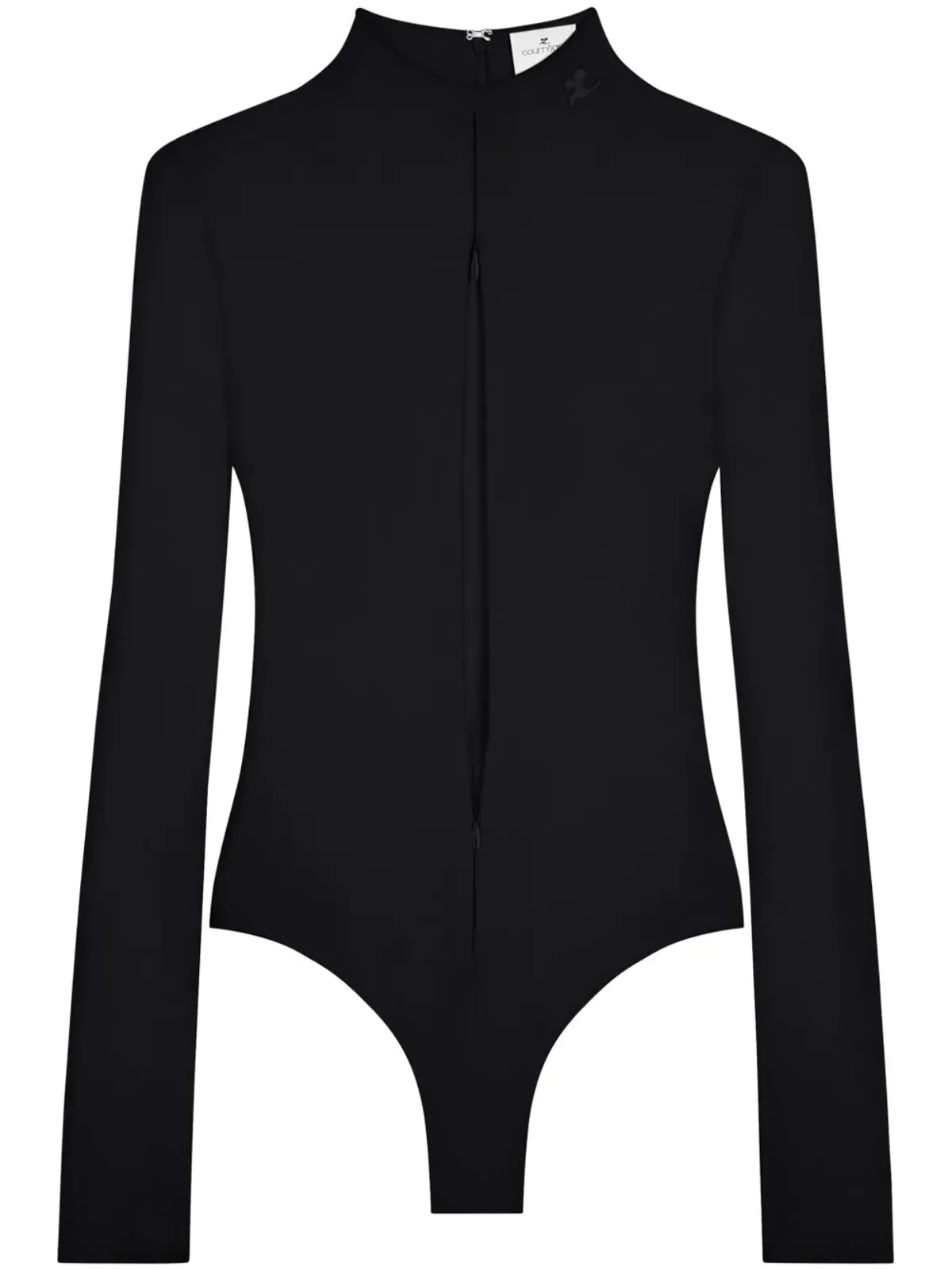 Courrèges ドロップ ボルケーノ ジャージー ボディ - ブラック - 画像1