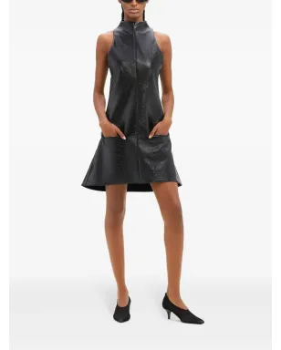 Courrèges ノースリーブ ビニール地のAラインドレス - サムネイル2