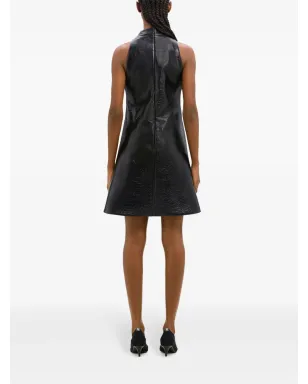 Courrèges ノースリーブ ビニール地のAラインドレス - サムネイル4