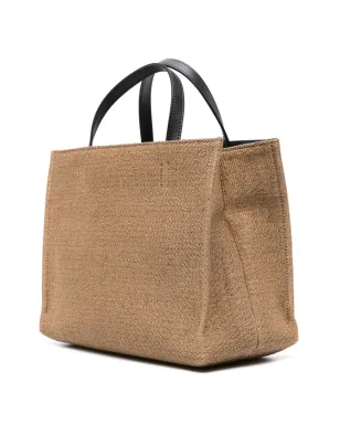 Ferragamo 小さなロゴ刺繍トートバッグ - Neutrals - サムネイル3