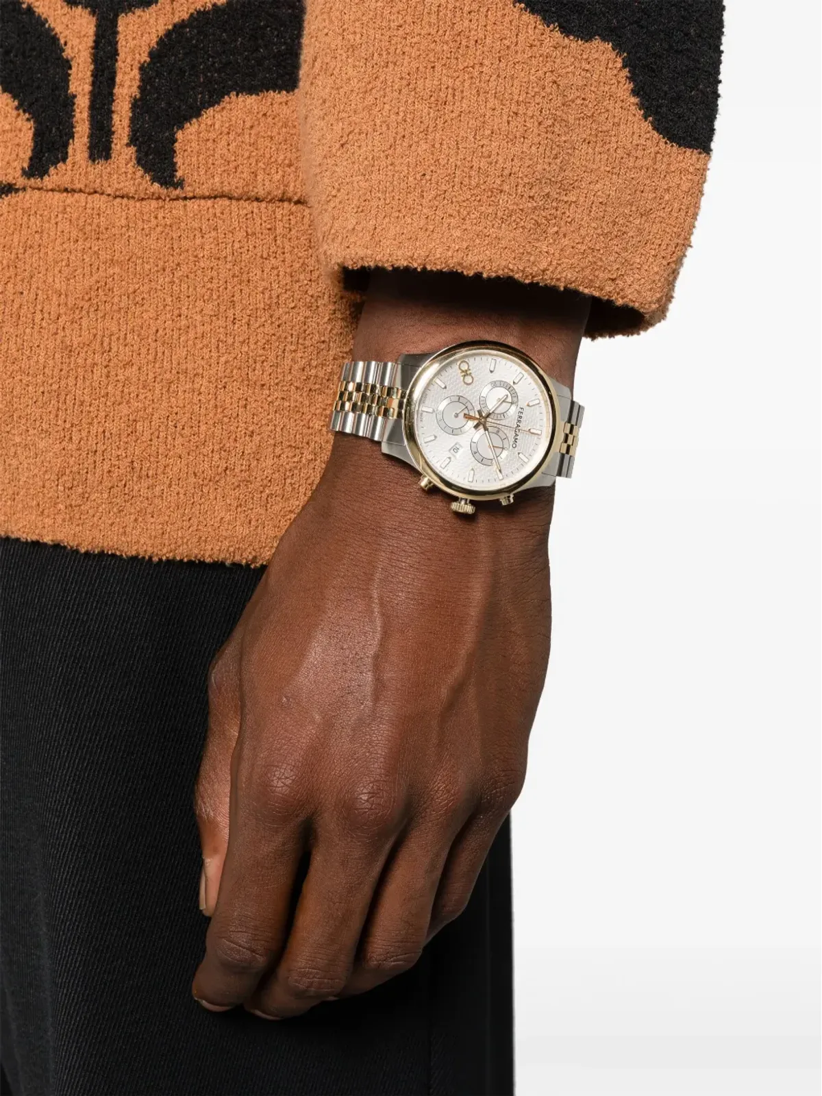 Ferragamo デュオ クロノ 42mm ホワイト - 画像2