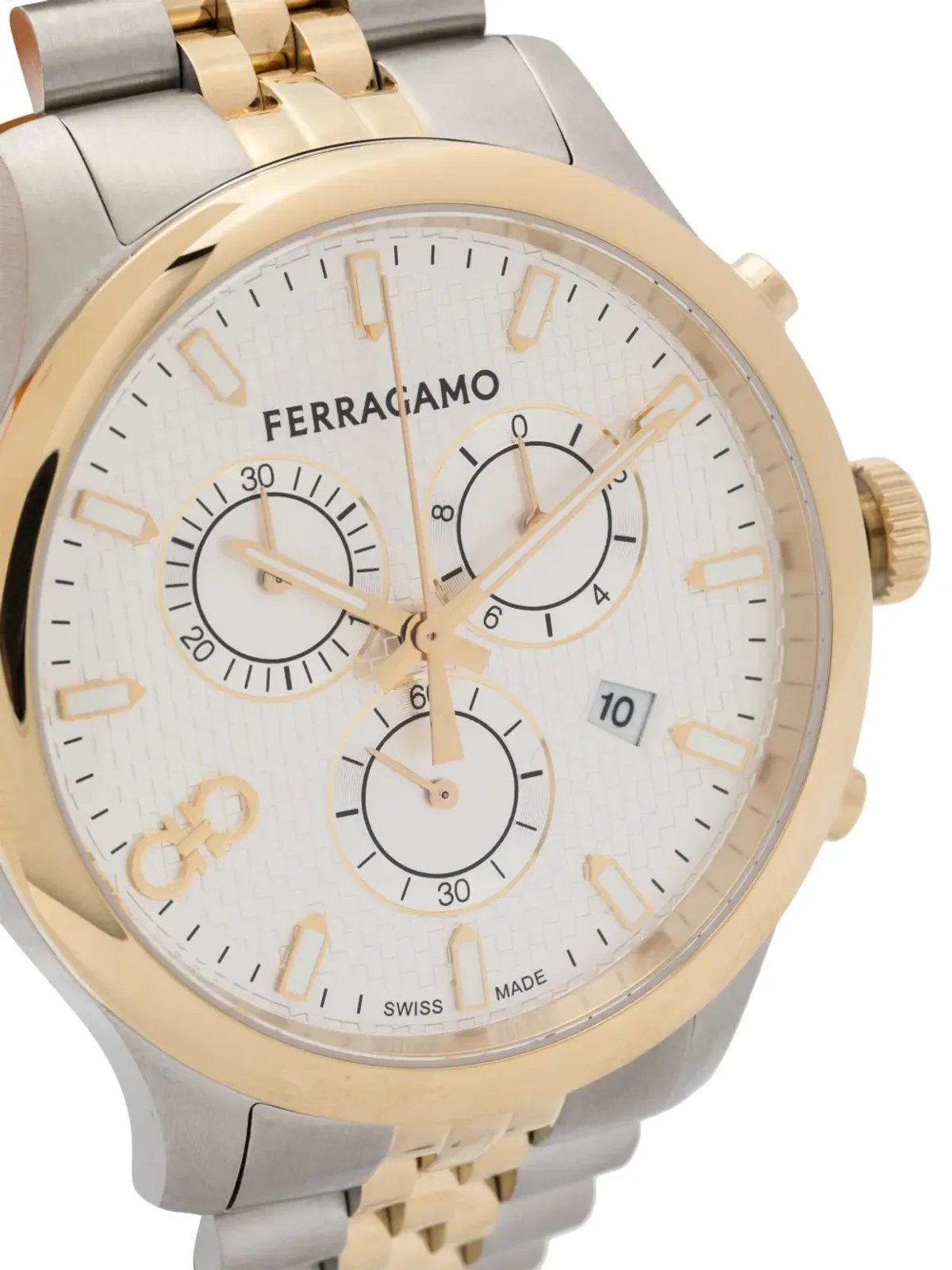 Ferragamo デュオ クロノ 42mm ホワイト - 画像3