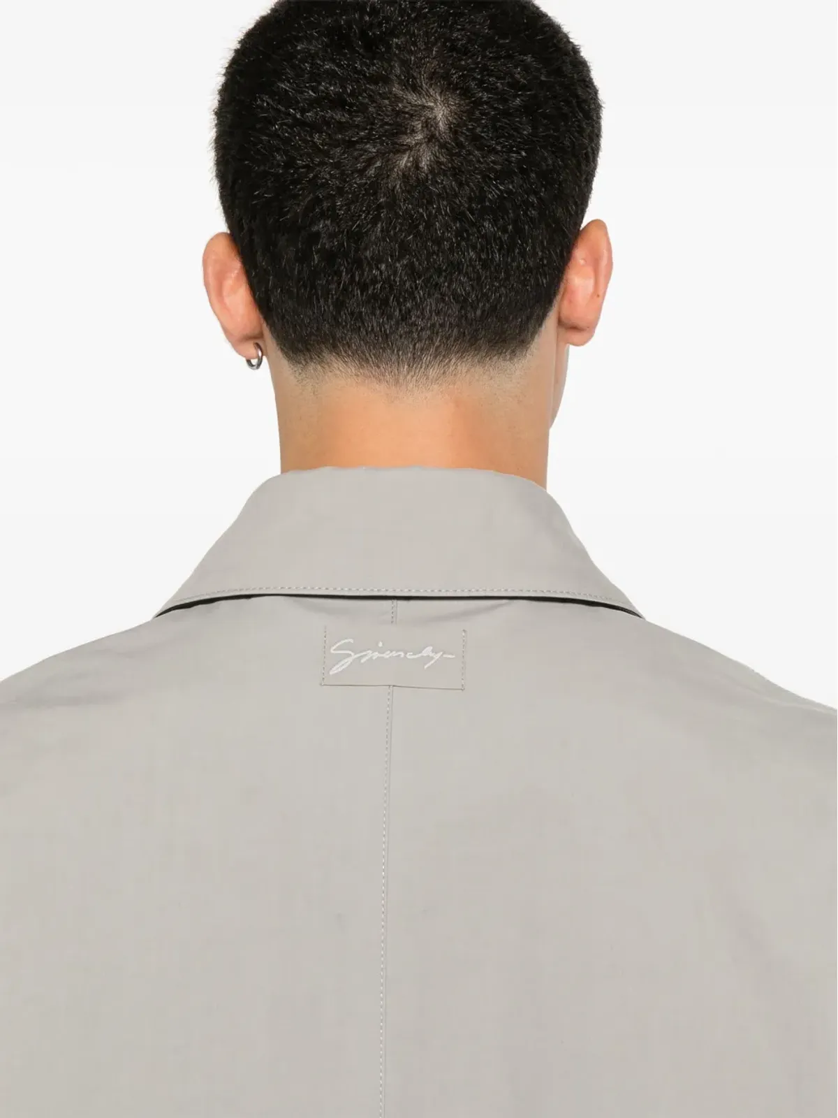 Givenchy コットン製トレンチコート グレー - 画像5