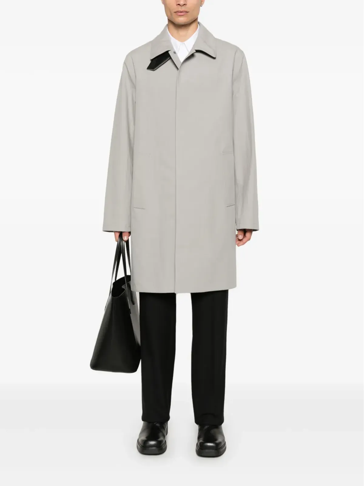 Givenchy コットン製トレンチコート グレー - 画像2