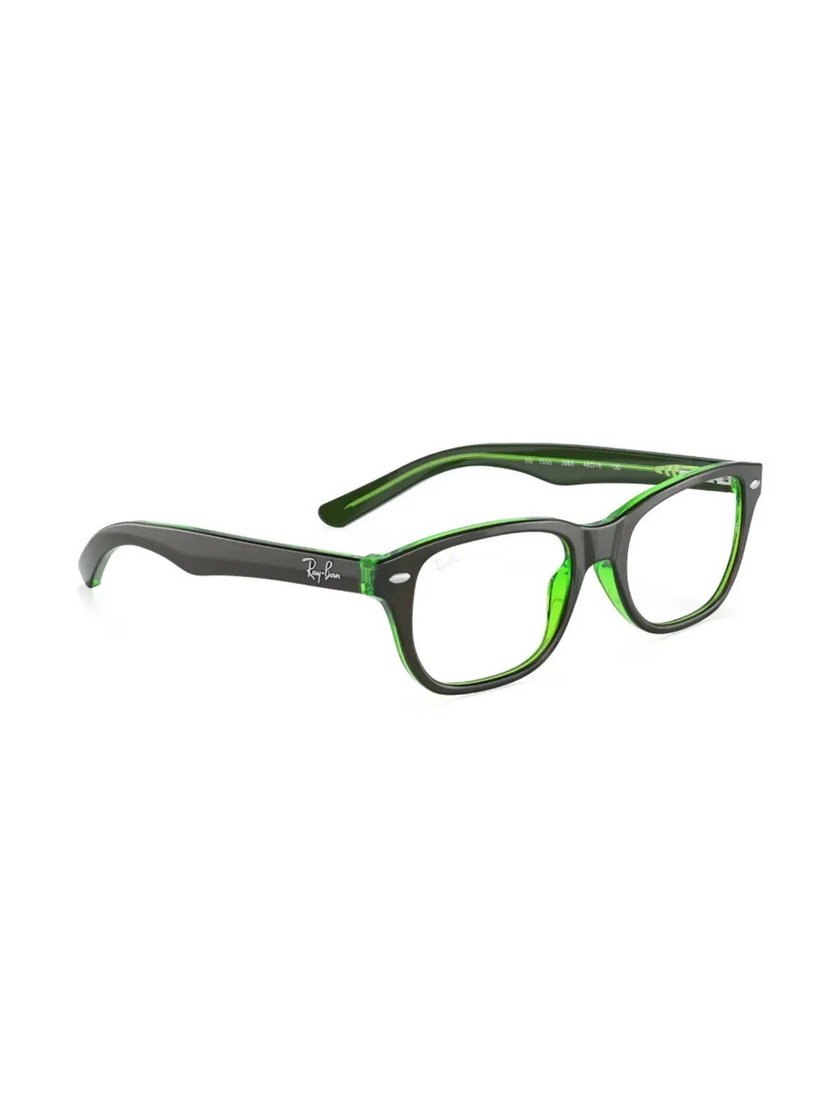 RAY-BAN JUNIOR ブラウンの長方形フレーム眼鏡 - 画像5