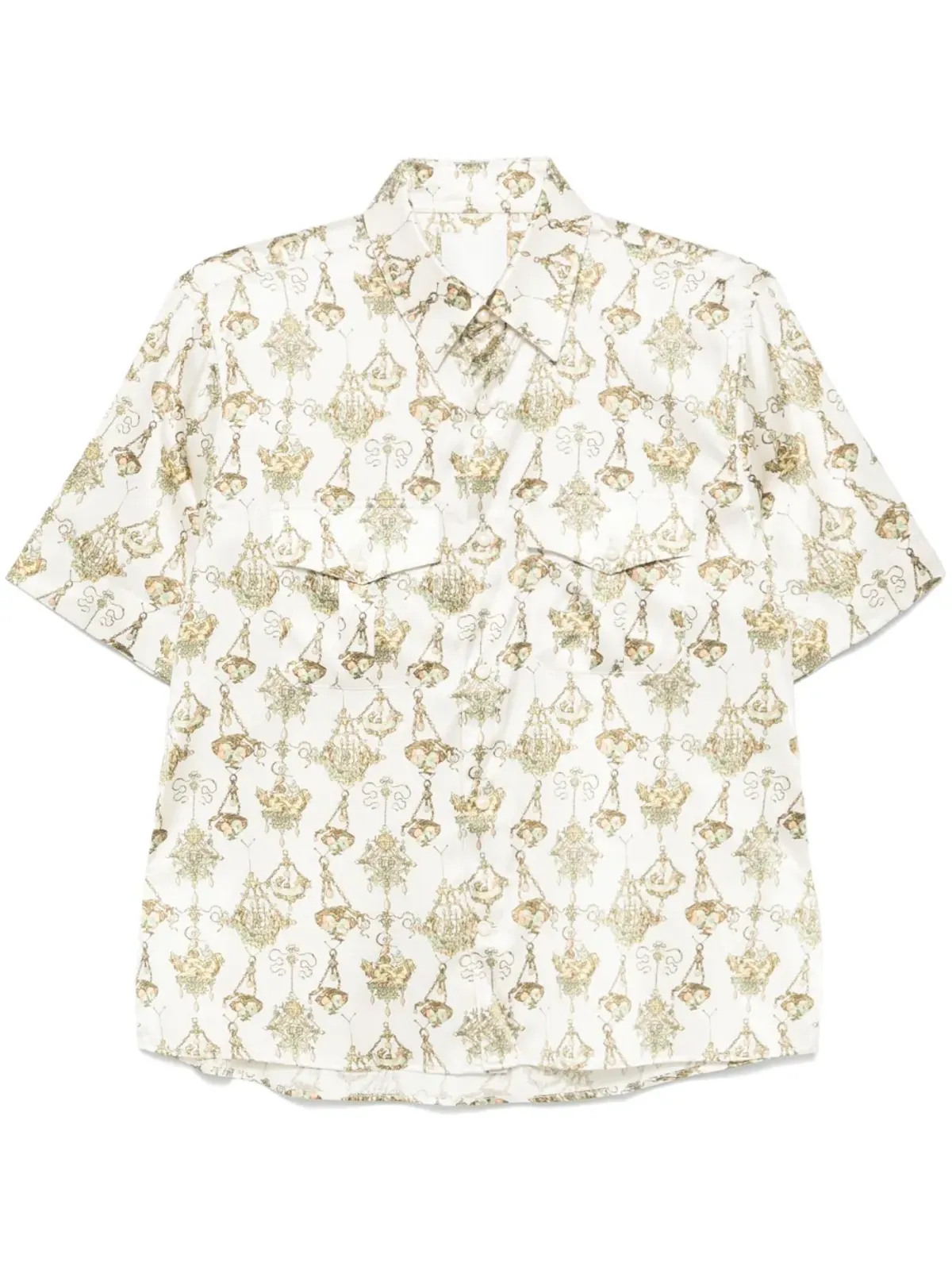 Givenchy シャンデリア柄シャツ - ニュートラルカラー - 画像1