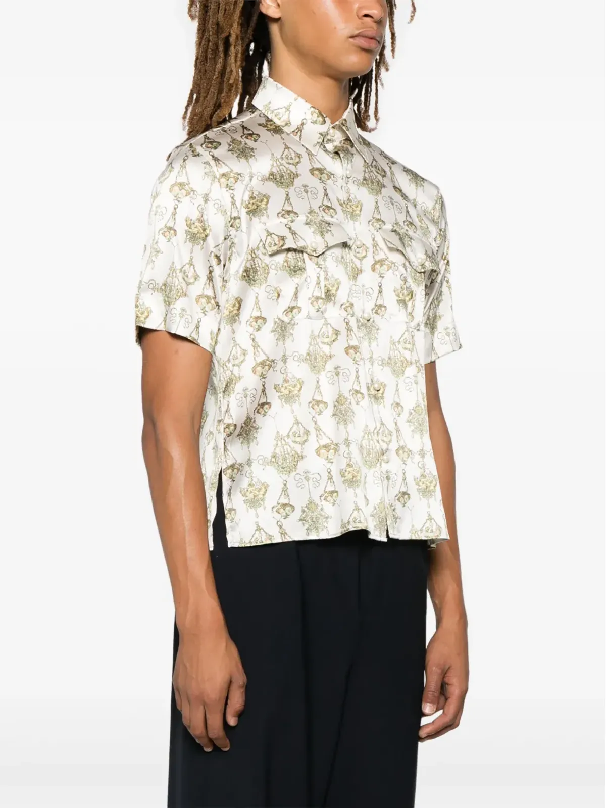Givenchy シャンデリア柄シャツ - ニュートラルカラー - 画像3