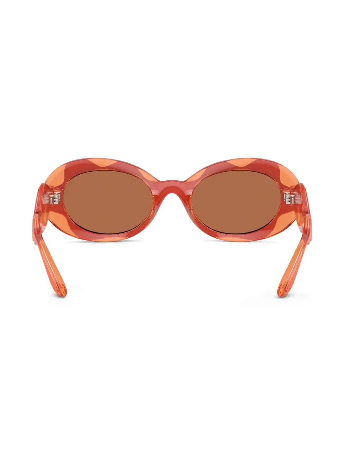 Dolce & Gabbana Kids オーバルフレーム サングラス - オレンジ - 画像4