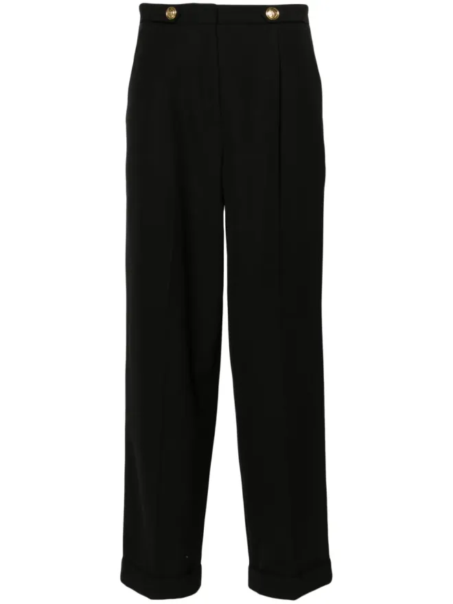 SANDRO SANDRO ストレートレッグパンツ - ブラックの商品画像