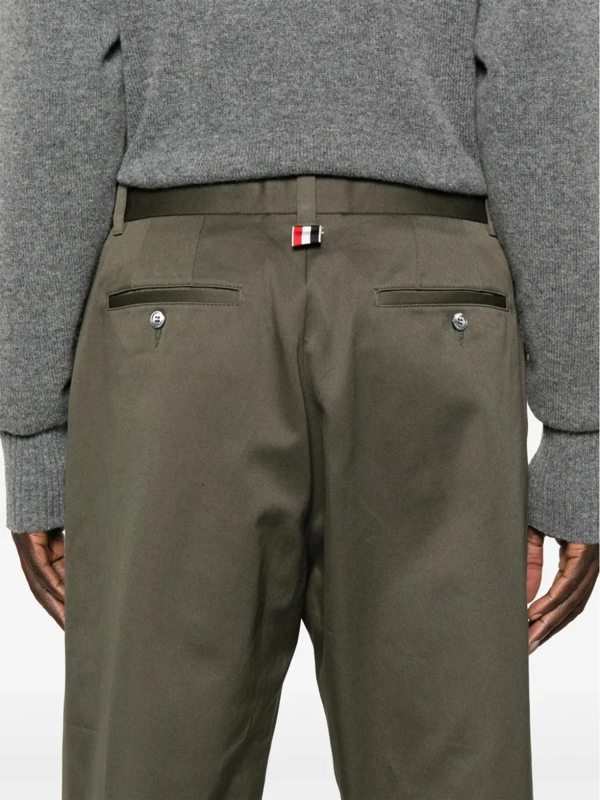 Thom Browne RWBストライプ ストレートパンツ - 画像5