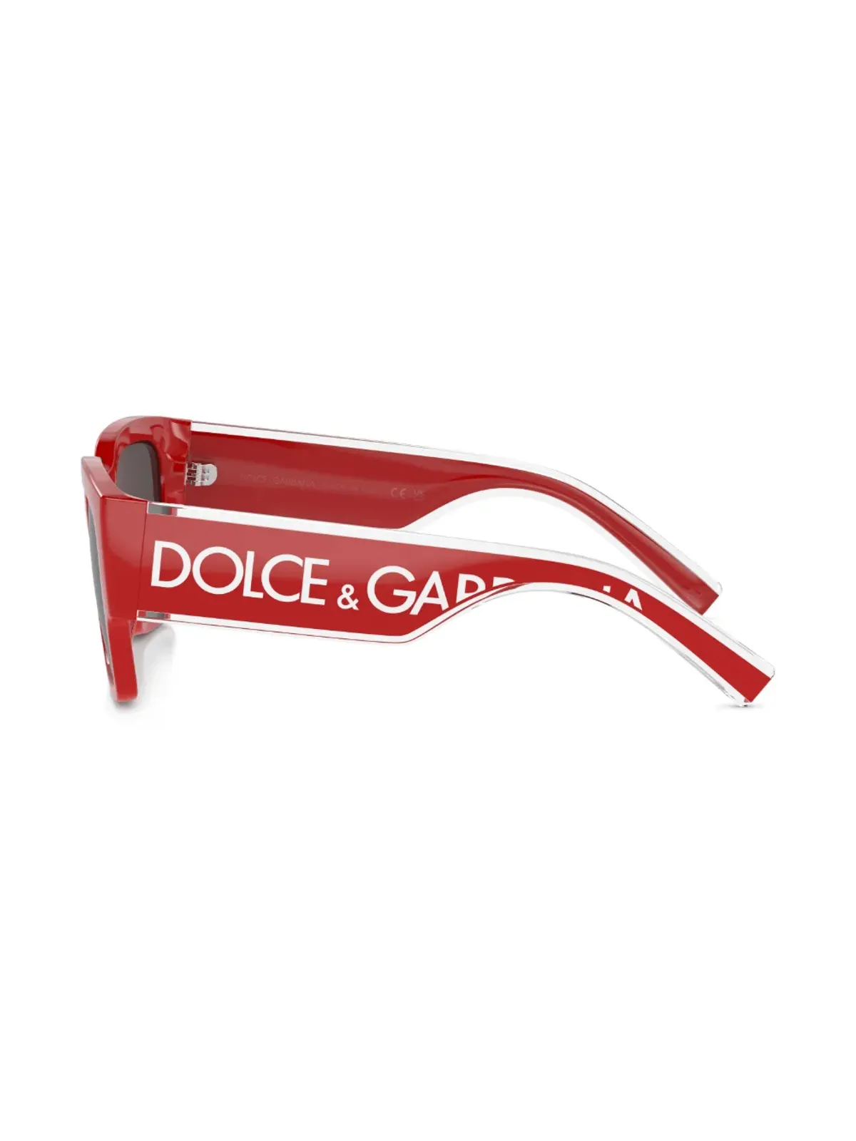 Dolce & Gabbana Kids DNA スクエアフレーム サングラス - レッド - 画像3