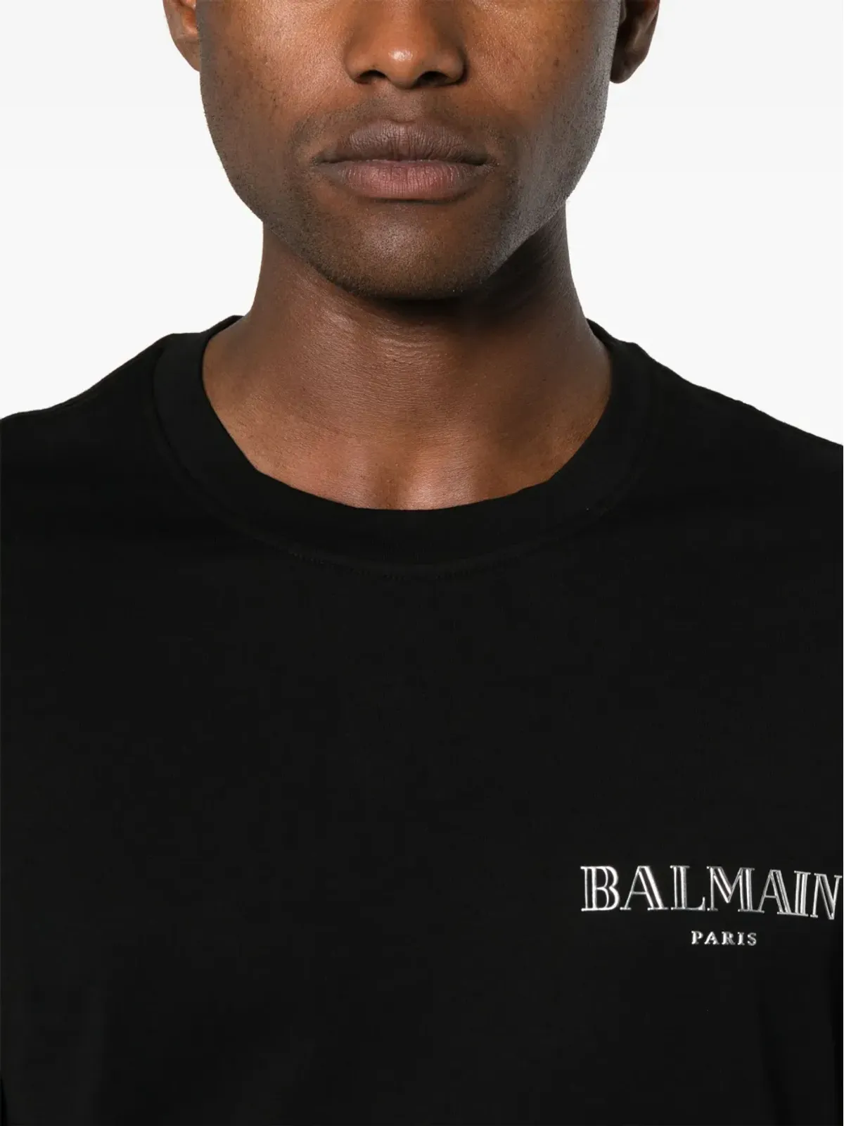 Balmain ロゴアップリケ コットン Tシャツ - 画像5