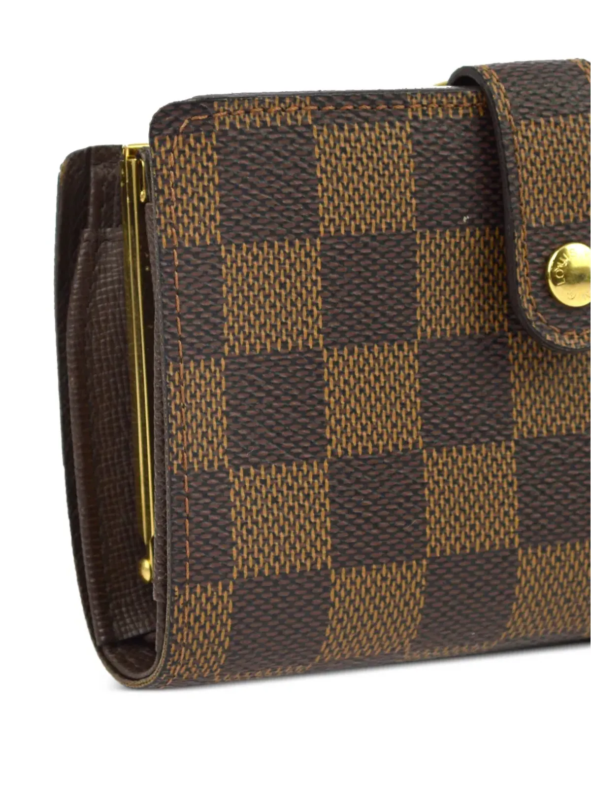 Louis Vuitton ビンテージ 2007 Portefeuille Viennois ウォレット ブラウン - 画像3