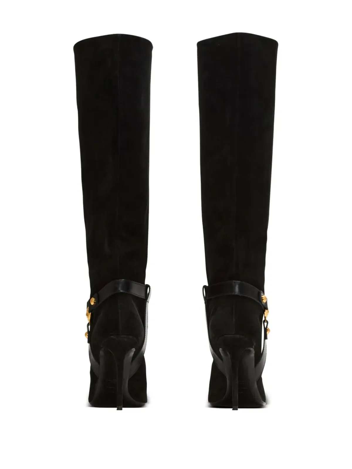 Balmain Eva 95mm スエード バイカーブーツ - ブラック - 画像3