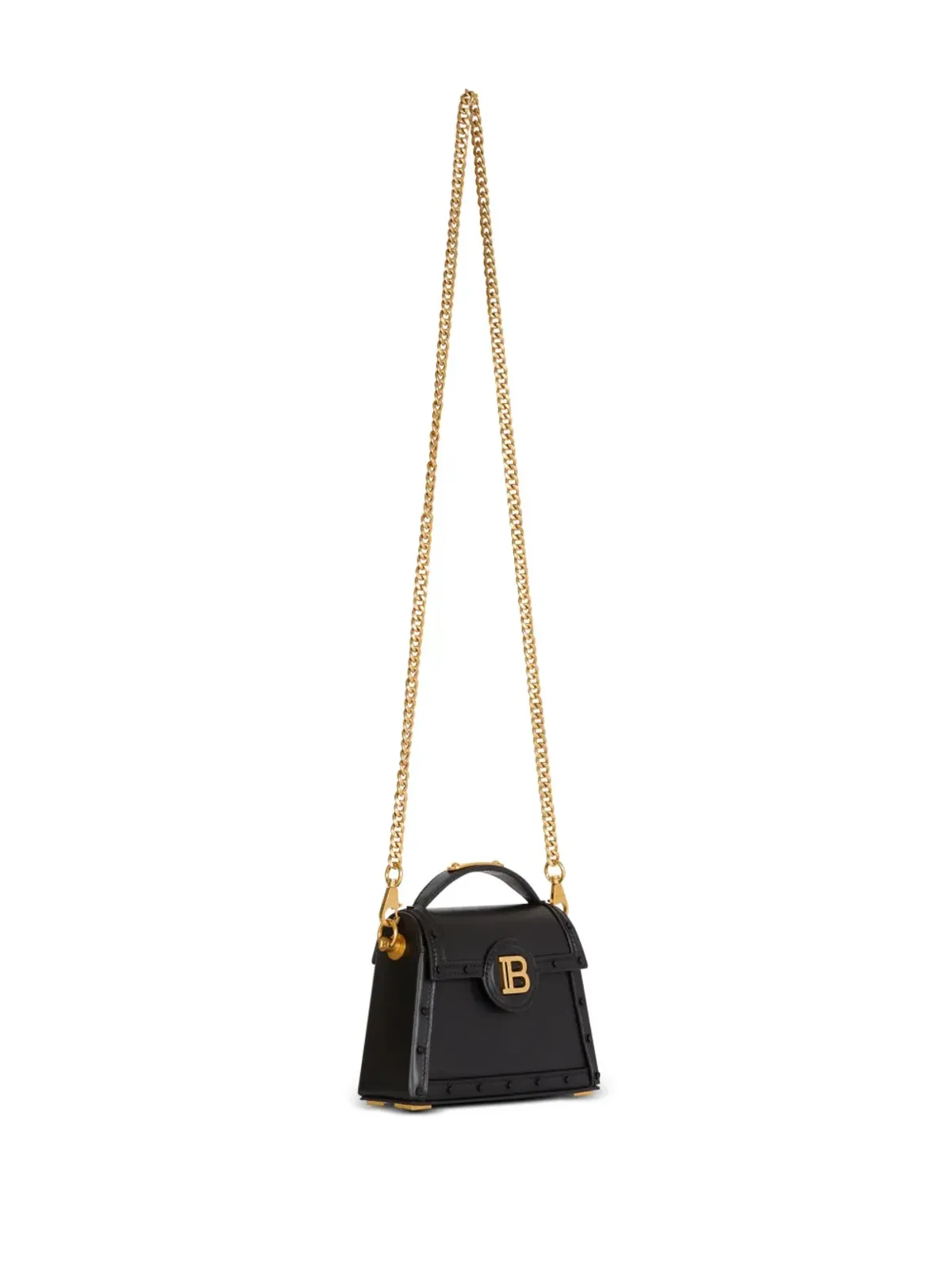 Balmain B-Buzz Dynasty レザー ショルダーバッグ - ブラック - 画像4
