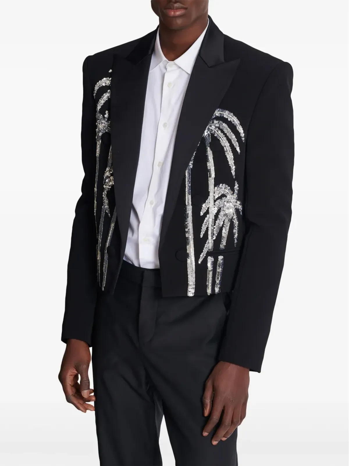 Balmain パームツリー柄ブレザー - 画像5