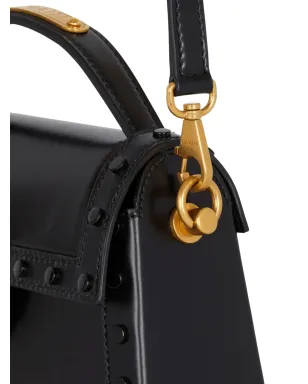 Balmain B-Buzz Dynasty レザー トートバッグ - ブラック - サムネイル5
