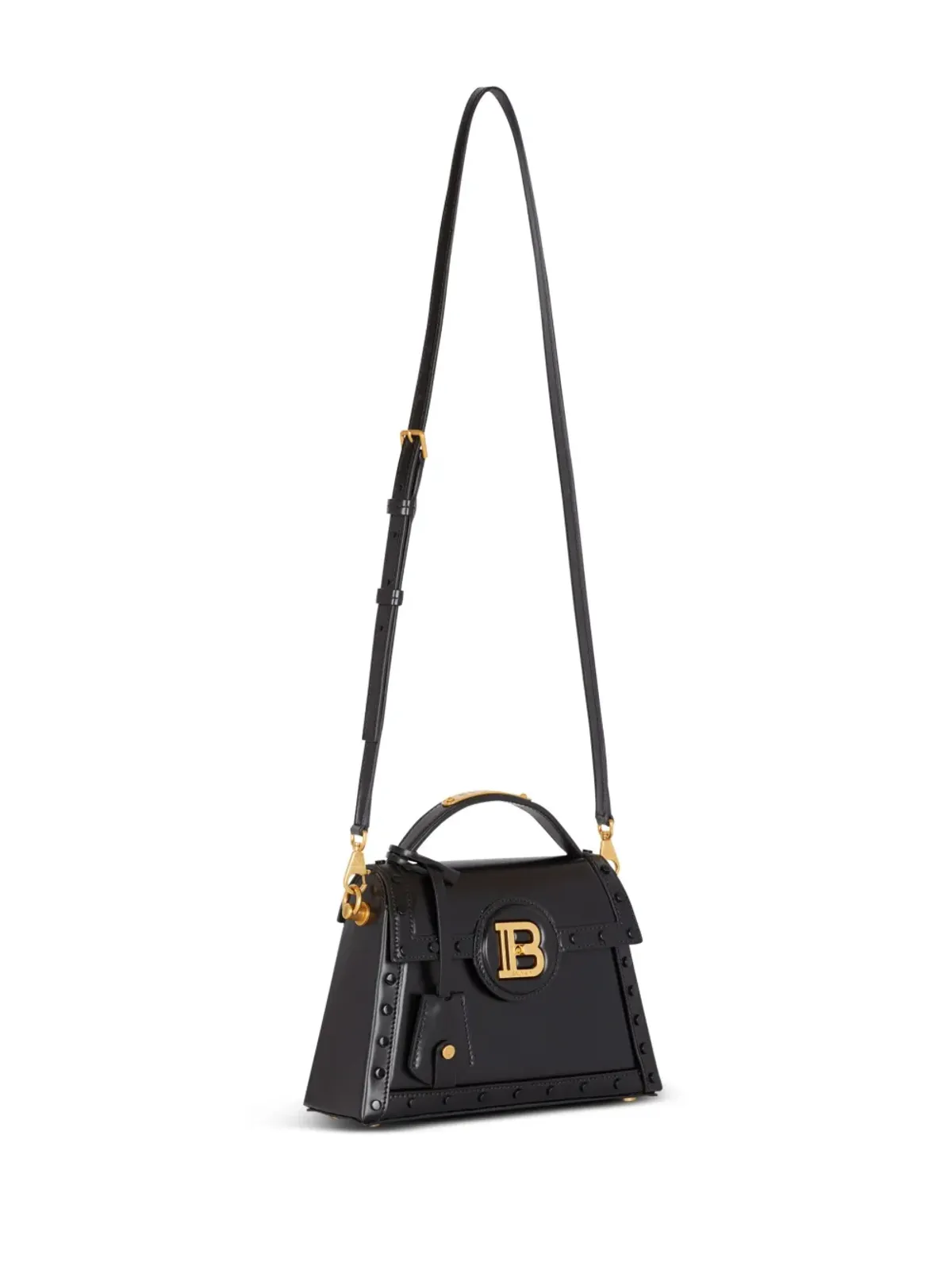 Balmain B-Buzz Dynasty レザー トートバッグ - ブラック - 画像4