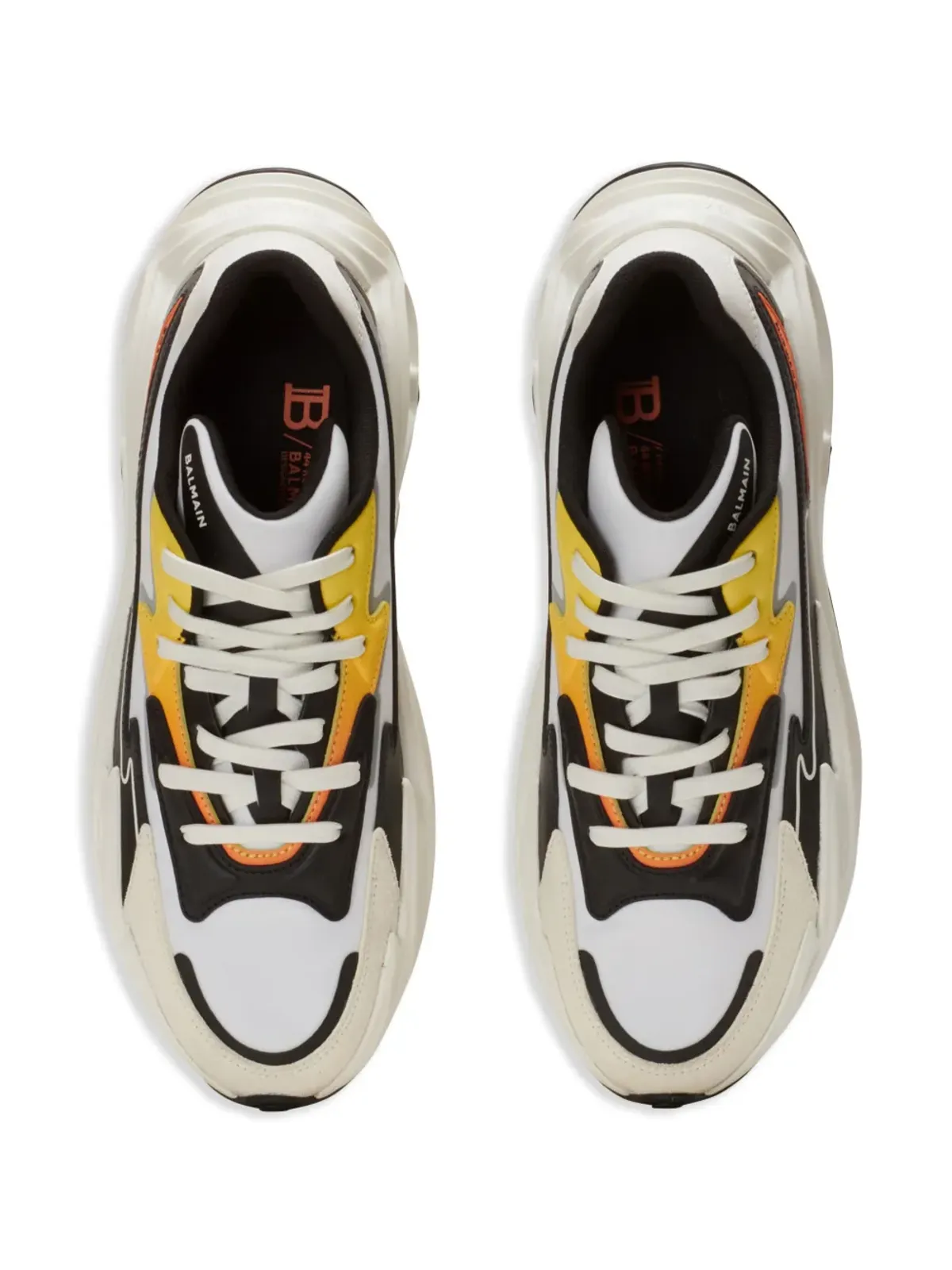 Balmain Run-Row エンボスロゴ トレーナー（ニュートラルカラー） - 画像4