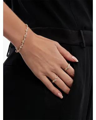 Lark & Berry 18kt yellow gold Wave diamond ring - サムネイル5