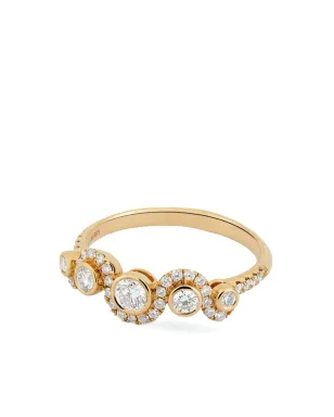 Lark & Berry 18kt yellow gold Wave diamond ring - サムネイル3