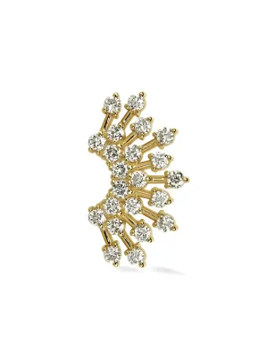 Lark & Berry 14K イエローゴールド サンレイ ティアラ ダイヤモンド スタッド ピアス - サムネイル1