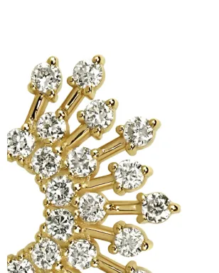 Lark & Berry 14K イエローゴールド サンレイ ティアラ ダイヤモンド スタッド ピアス - サムネイル2