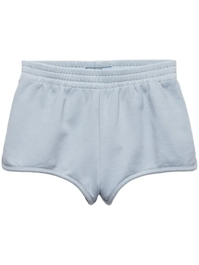 Prada Prada ロゴパッチ フリース ショーツ ブルーの商品画像