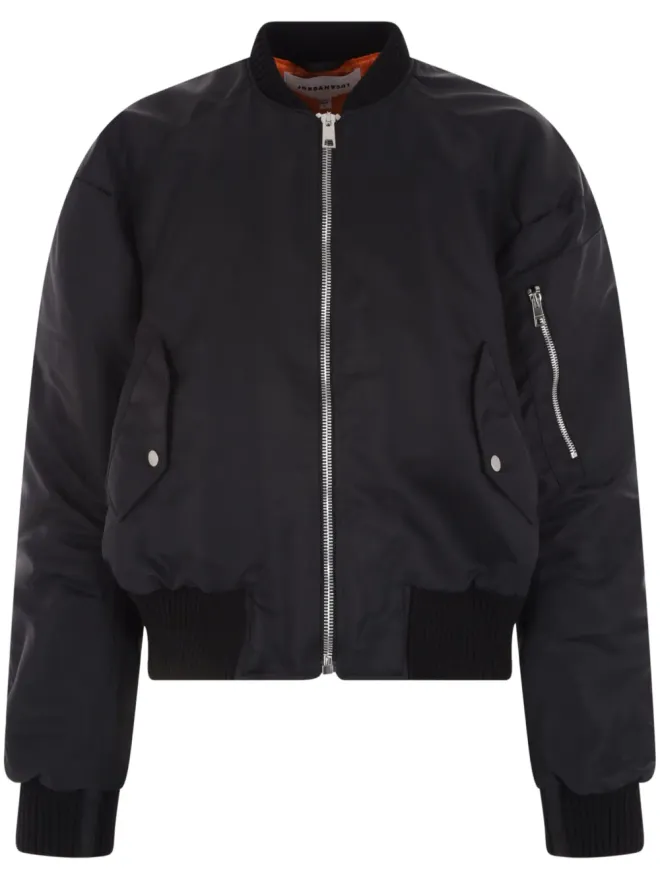 JORDANLUCA JORDANLUCA モックネックジップアップボンバージャケットの商品画像