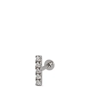 Lark & Berry モダニスト ダイヤモンド 片耳ピアス - サムネイル1