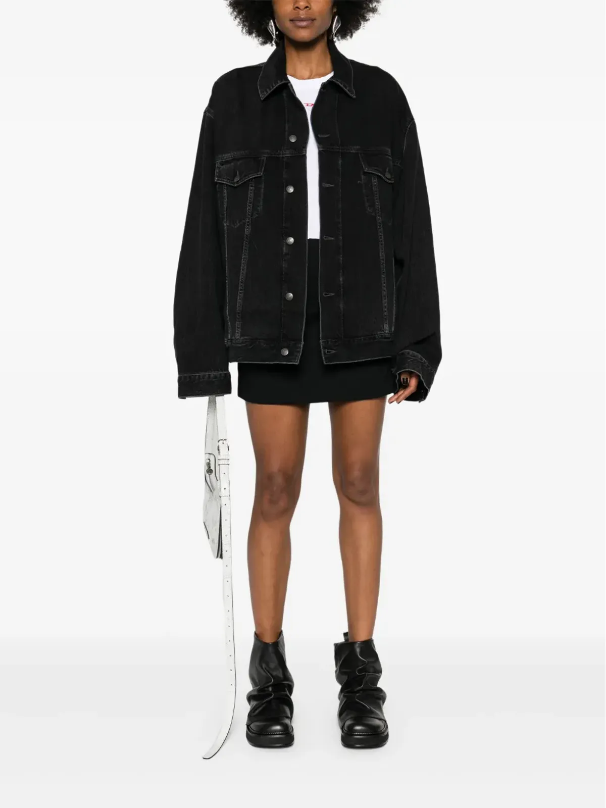 Acne Studios ドロップショルダー デニムジャケット - 画像3
