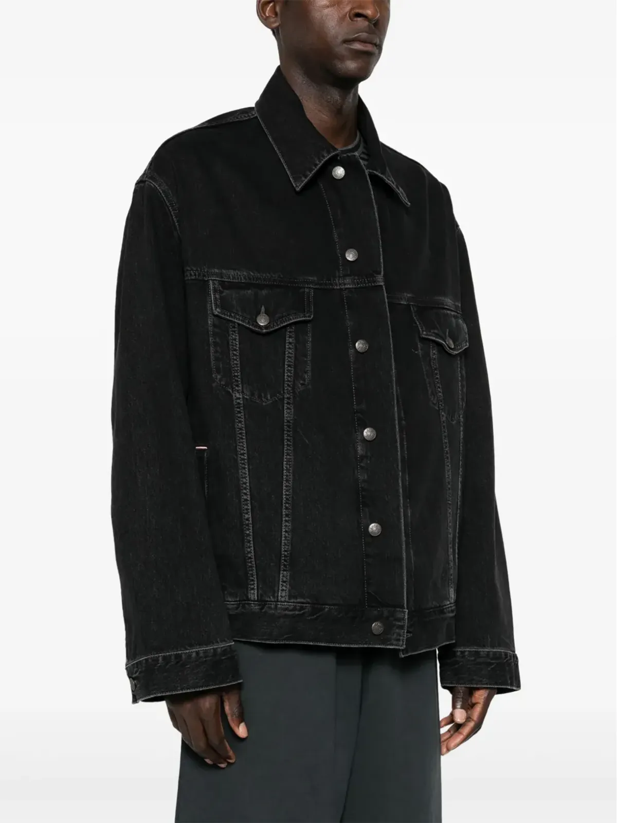 Acne Studios ドロップショルダー デニムジャケット - 画像4