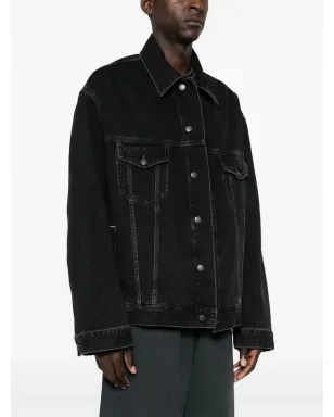 Acne Studios ドロップショルダー デニムジャケット - サムネイル4