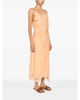 Acne Studios 花柄レースディテール ポプリン ミディドレス - サムネイル3
