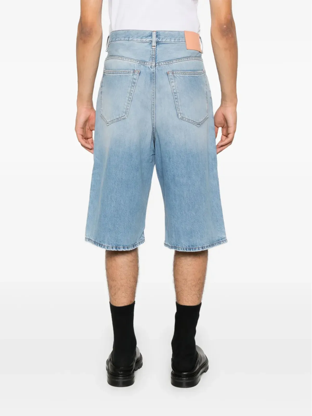 Acne Studios ストレートレッグデニムショーツ - 画像4