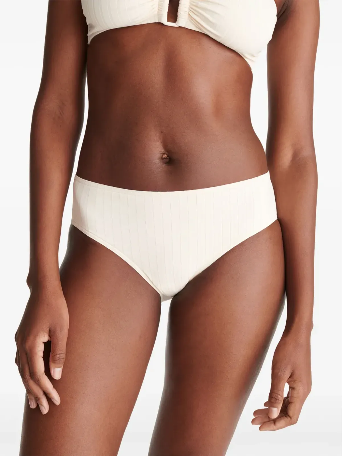 ERES Terra ribbed bikini bottoms - White - 画像5