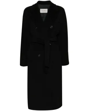 Max Mara マダム ベルト付きコート - ブラック - サムネイル1