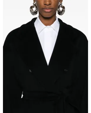 Max Mara マダム ベルト付きコート - ブラック - サムネイル5