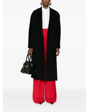 Max Mara マダム ベルト付きコート - ブラック - サムネイル2