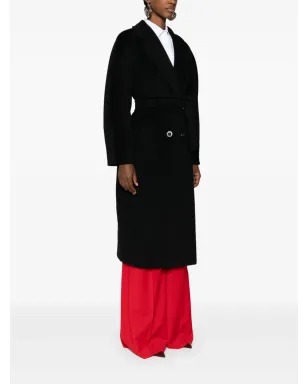 Max Mara マダム ベルト付きコート - ブラック - サムネイル3