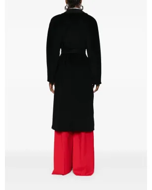 Max Mara マダム ベルト付きコート - ブラック - サムネイル4