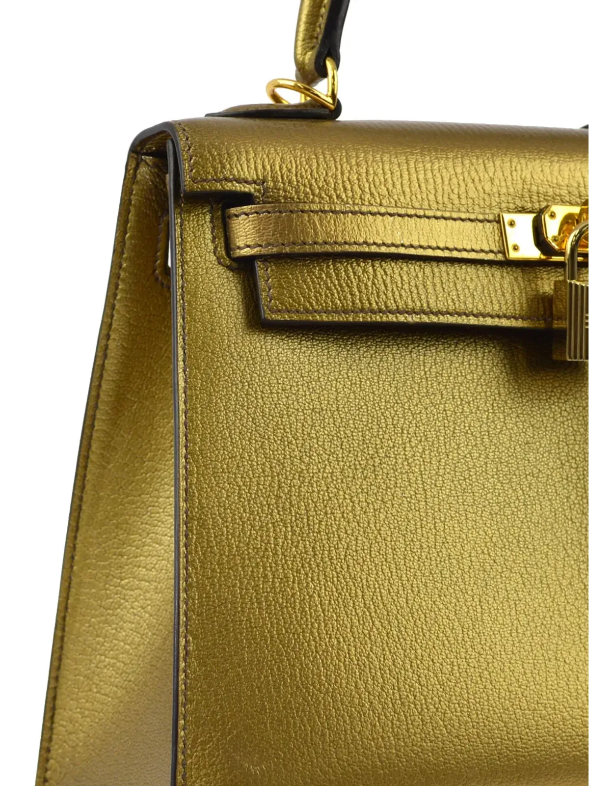 Hermès ビンテージ 2005 ケリー・セリエ 25 2WAYバッグ イエロー - 画像3