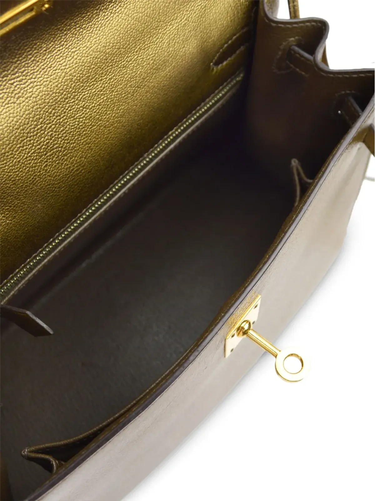 Hermès ビンテージ 2005 ケリー・セリエ 25 2WAYバッグ イエロー - 画像4
