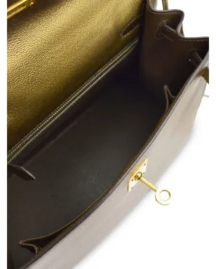 Hermès ビンテージ 2005 ケリー・セリエ 25 2WAYバッグ イエロー - サムネイル4