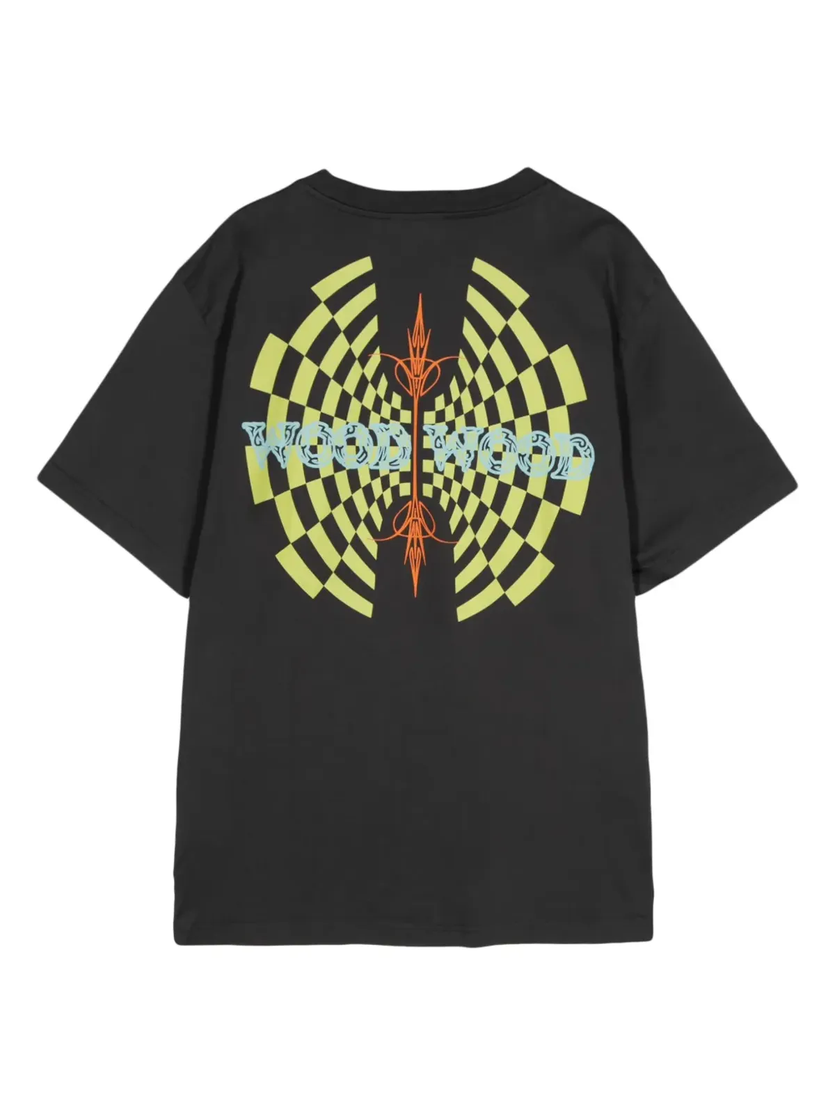 Wood Wood Haider Tribe コットンTシャツ - 画像2