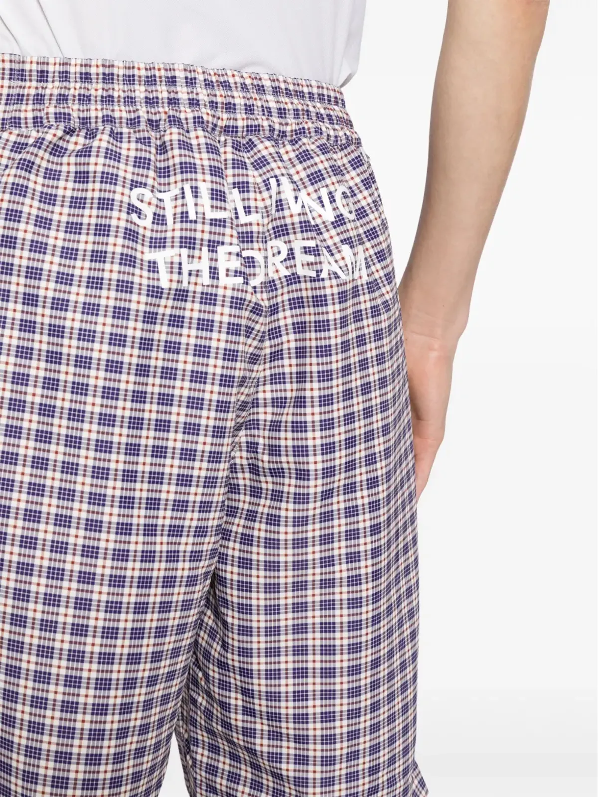 Wood Wood チェック柄ショートパンツ - 画像5