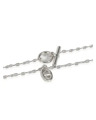 Hermès ビンテージ 18Kホワイトゴールド Farandole ダイヤモンド ネックレス - シルバー - サムネイル2